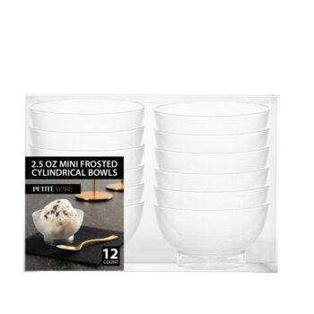 Mini Frosted Bowls | 12 Pack