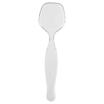 Clear Plastic Serving Spoons | 2 Pack