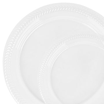 Basic Clear Plates | 40 Pack